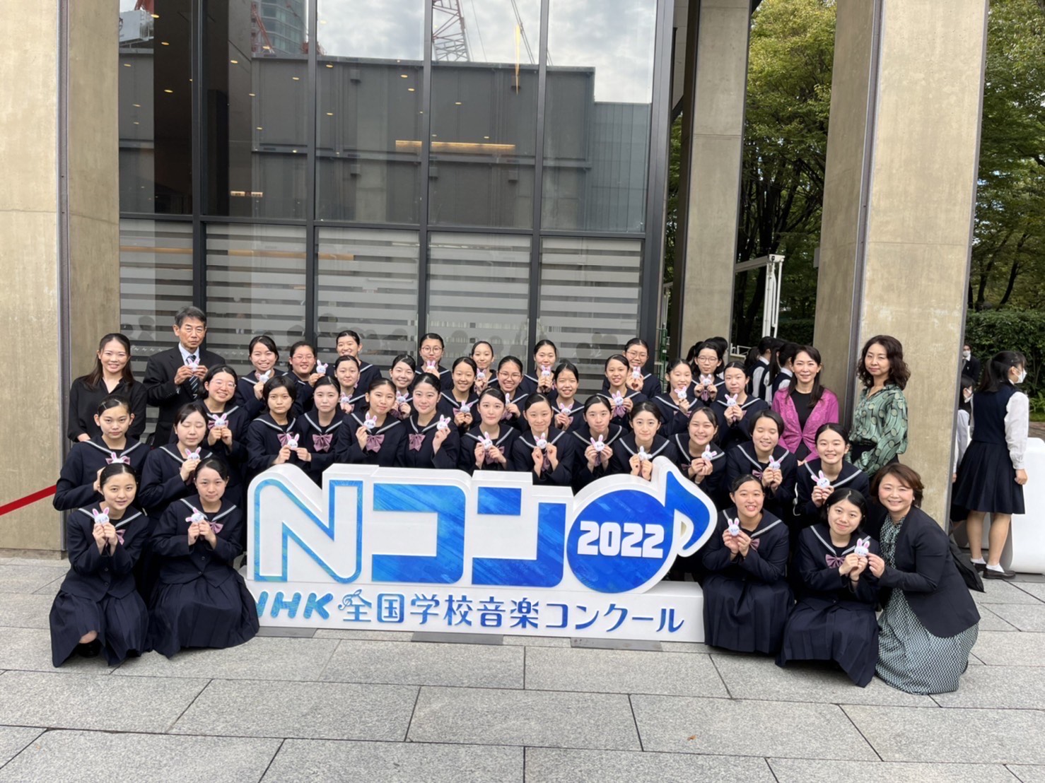 合唱部がNHK全国学校音楽コンクール全国大会に出場しました – 桜花学園高等学校